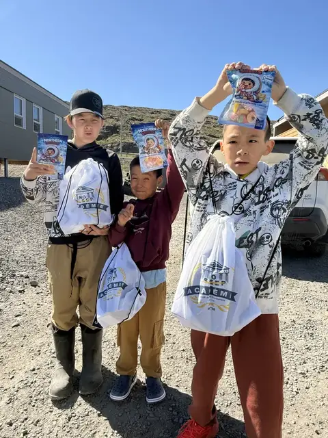 Kids enjoying Northern Sweets